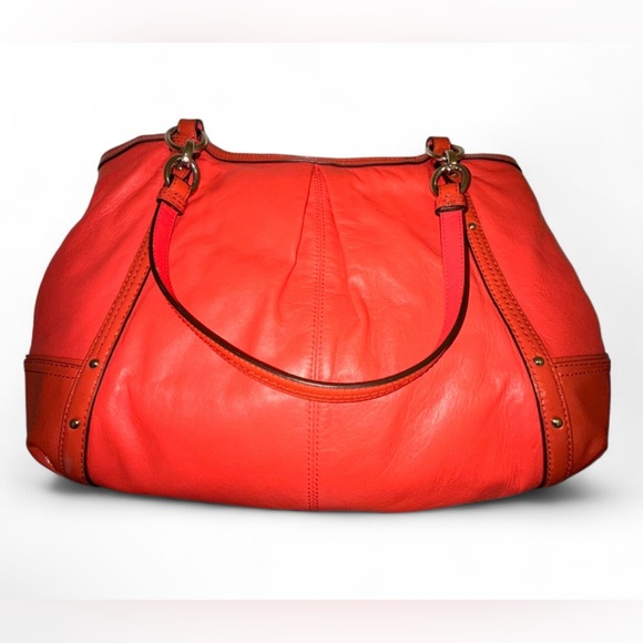 Vintage Coach Alexandra Red Leather Purse - Picture 3 of 15